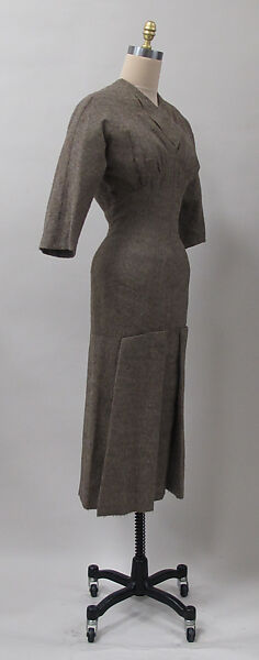Dress, Charles James (American, born Great Britain, 1906–1978), mohair, American