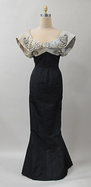 Evening dress, Charles James (American, born Great Britain, 1906–1978), silk, American 