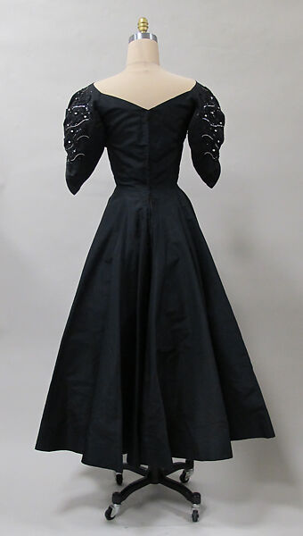 Cocktail dress, Charles James (American, born Great Britain, 1906–1978), silk, American