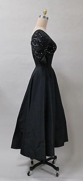 Cocktail dress, Charles James (American, born Great Britain, 1906–1978), silk, American