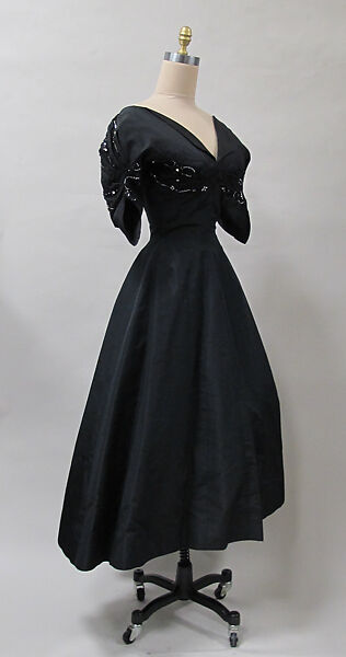 Cocktail dress, Charles James (American, born Great Britain, 1906–1978), silk, American