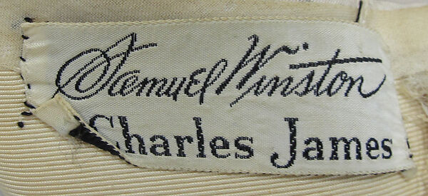 Evening dress, Charles James (American, born Great Britain, 1906–1978), silk, American