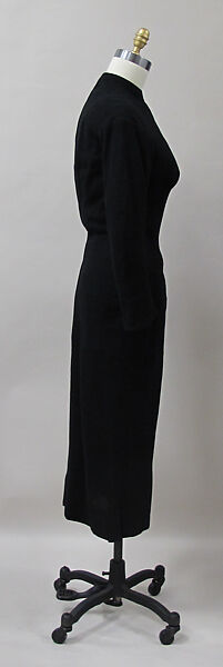 Dress, Charles James (American, born Great Britain, 1906–1978), wool, American