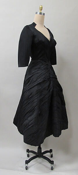 Cocktail dress, Charles James (American, born Great Britain, 1906–1978), silk, American