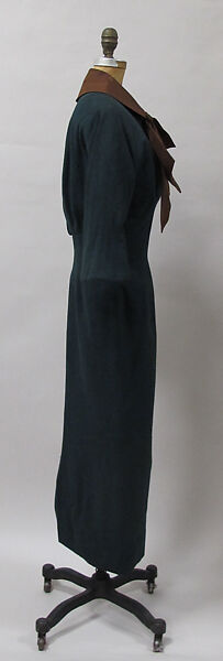Dress, Charles James (American, born Great Britain, 1906–1978), wool, American