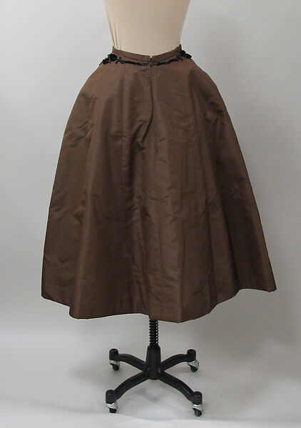 Cocktail skirt, Charles James (American, born Great Britain, 1906–1978), silk, American