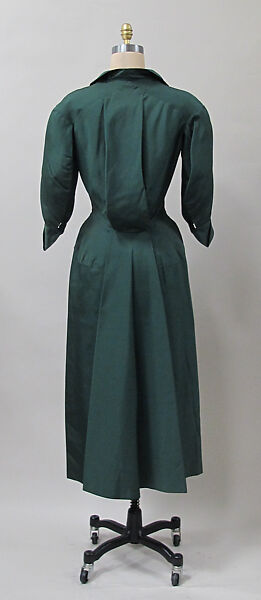 Dress, Charles James (American, born Great Britain, 1906–1978), silk, American