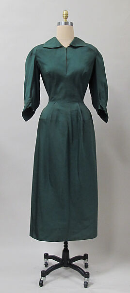 Dress, Charles James (American, born Great Britain, 1906–1978), silk, American 