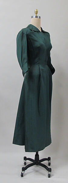 Dress, Charles James (American, born Great Britain, 1906–1978), silk, American