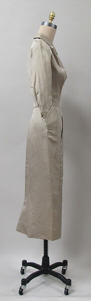 Dress, Charles James (American, born Great Britain, 1906–1978), silk, American