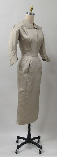 Dress, Charles James (American, born Great Britain, 1906–1978), silk, American