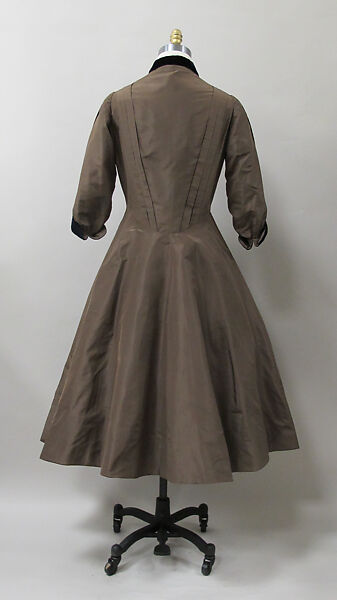 Dress, Charles James (American, born Great Britain, 1906–1978), silk, American