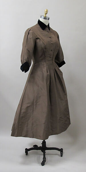 Dress, Charles James (American, born Great Britain, 1906–1978), silk, American