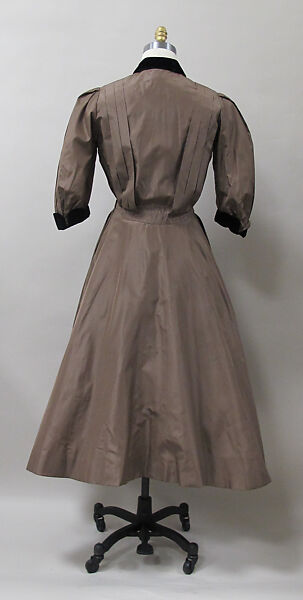Dress, Charles James (American, born Great Britain, 1906–1978), silk, American
