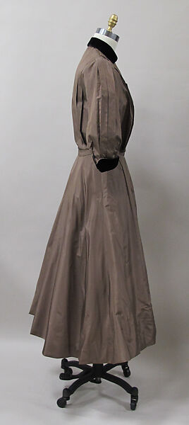 Dress, Charles James (American, born Great Britain, 1906–1978), silk, American