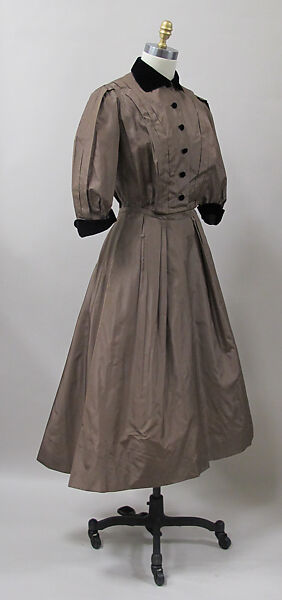 Dress, Charles James (American, born Great Britain, 1906–1978), silk, American