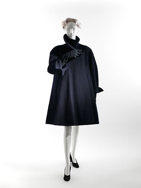 Coat, Charles James (American, born Great Britain, 1906–1978), wool, American 