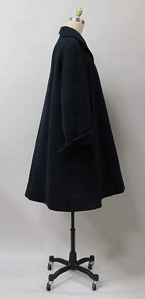 Coat, Charles James (American, born Great Britain, 1906–1978), wool, American