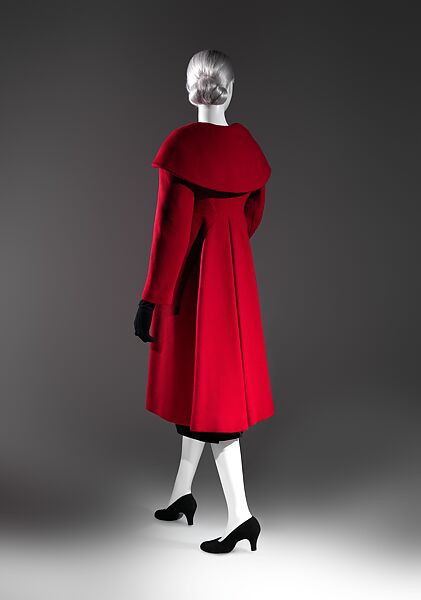 Coat, Charles James (American, born Great Britain, 1906–1978), wool, American