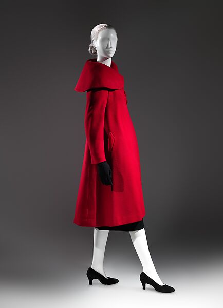 Coat, Charles James (American, born Great Britain, 1906–1978), wool, American