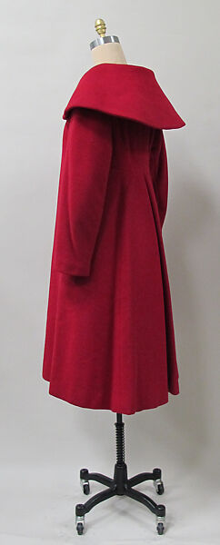 Coat, Charles James (American, born Great Britain, 1906–1978), wool, American