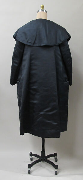 Evening coat, Charles James (American, born Great Britain, 1906–1978), silk, American