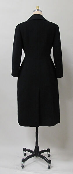 Coat, Charles James (American, born Great Britain, 1906–1978), wool, American