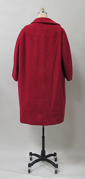 Coat, Charles James (American, born Great Britain, 1906–1978), wool, American