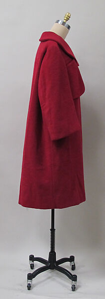Coat, Charles James (American, born Great Britain, 1906–1978), wool, American