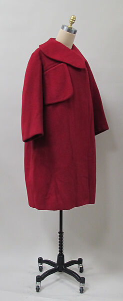 Coat, Charles James (American, born Great Britain, 1906–1978), wool, American