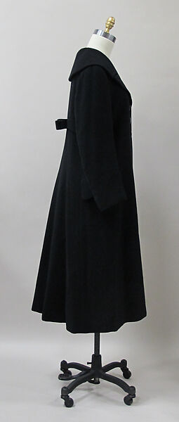Coat, Charles James (American, born Great Britain, 1906–1978), wool, American