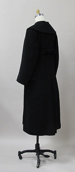 Coat, Charles James (American, born Great Britain, 1906–1978), wool, American