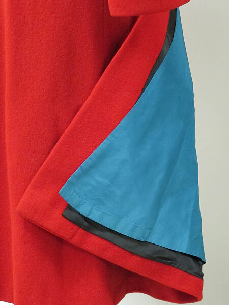 Coat, Charles James (American, born Great Britain, 1906–1978), wool, American