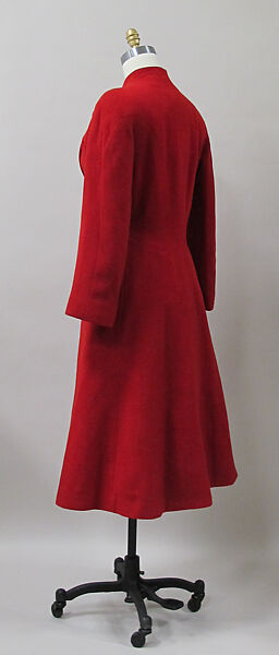 Coat, Charles James (American, born Great Britain, 1906–1978), wool, American
