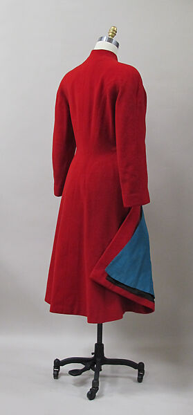 Coat, Charles James (American, born Great Britain, 1906–1978), wool, American