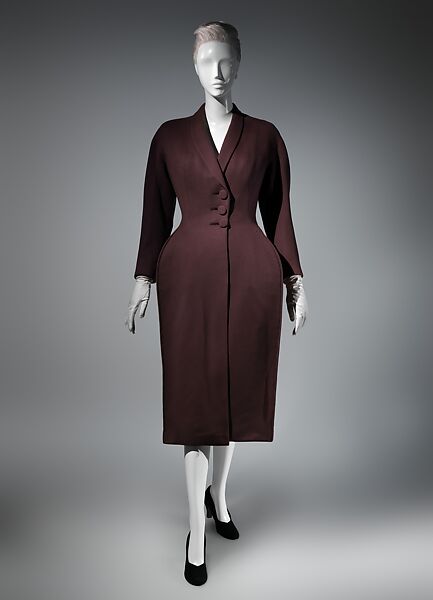 Ensemble, Charles James (American, born Great Britain, 1906–1978), wool, American 