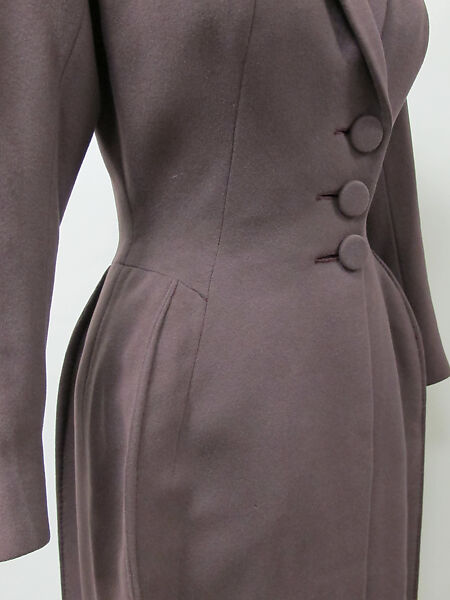 Ensemble, Charles James (American, born Great Britain, 1906–1978), wool, American
