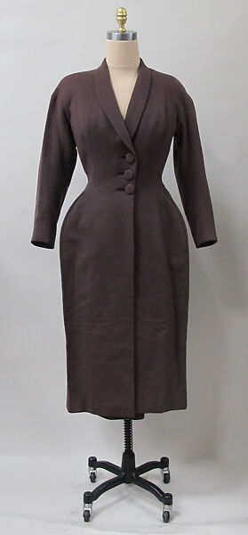 Ensemble, Charles James (American, born Great Britain, 1906–1978), wool, American