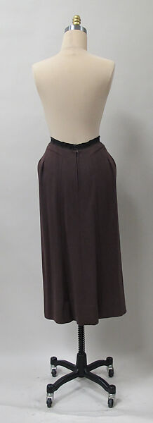Ensemble, Charles James (American, born Great Britain, 1906–1978), wool, American