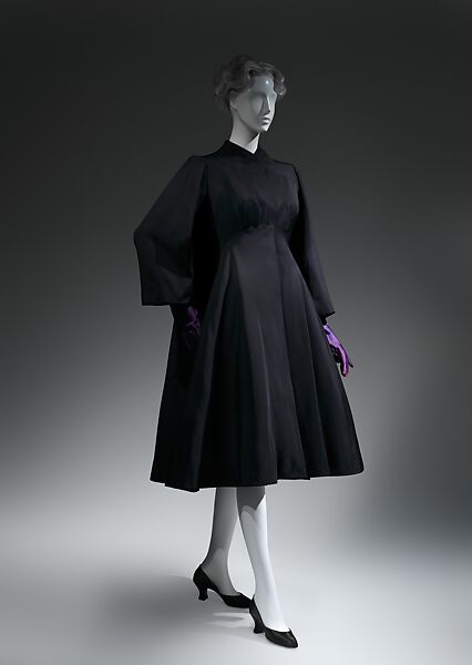 Coat, Charles James (American, born Great Britain, 1906–1978), silk, American