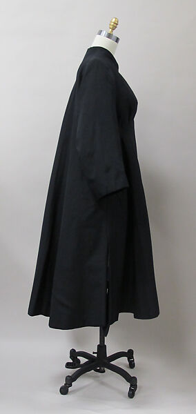 Coat, Charles James (American, born Great Britain, 1906–1978), silk, American