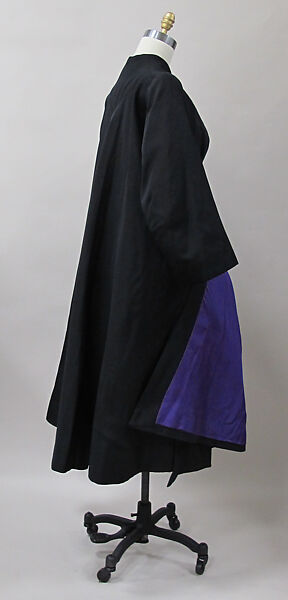 Coat, Charles James (American, born Great Britain, 1906–1978), silk, American