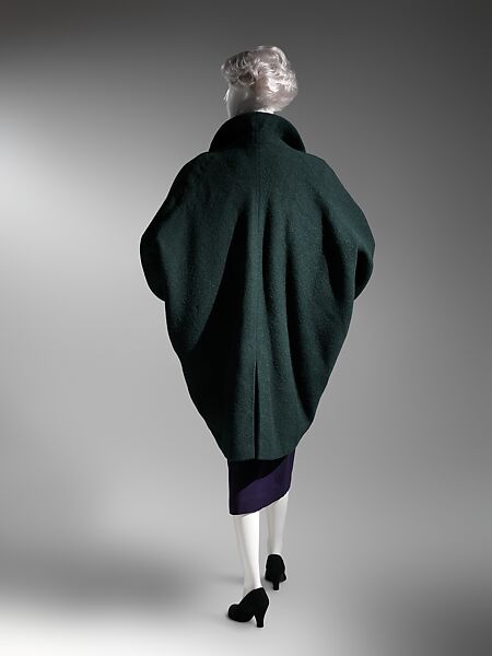 Coat, Charles James (American, born Great Britain, 1906–1978), wool, American