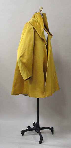 Evening coat, Charles James (American, born Great Britain, 1906–1978), silk, American