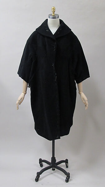 Coat, Charles James (American, born Great Britain, 1906–1978), wool, American 