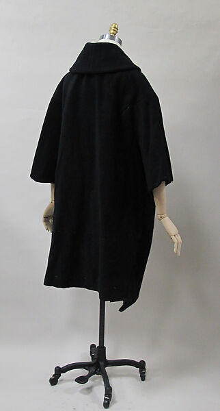 Coat, Charles James (American, born Great Britain, 1906–1978), wool, American