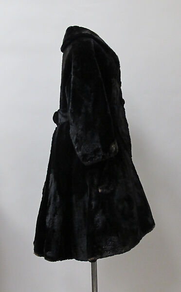Coat, Charles James (American, born Great Britain, 1906–1978), fur (sealskin), American