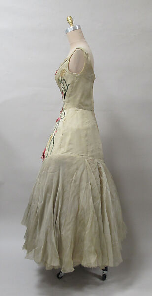 Dress, Charles James (American, born Great Britain, 1906–1978), silk, American