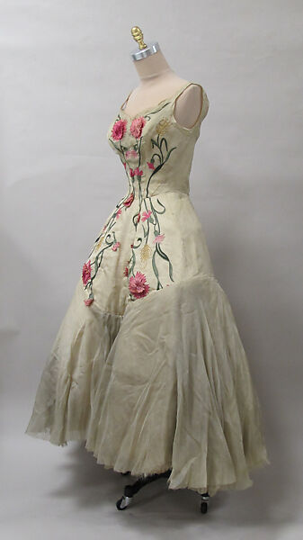 Dress, Charles James (American, born Great Britain, 1906–1978), silk, American