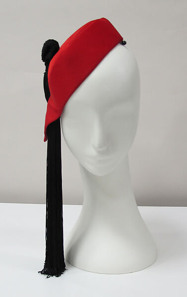 Cap, Charles James (American, born Great Britain, 1906–1978), silk, American